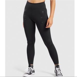 NWT Gymshark EXO Ultra High Waist Black Weightlifting Leggings Size Small